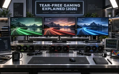 G-Sync vs FreeSync vs Adaptive-Sync VRR: Tear-Free Gaming Explained (2026)