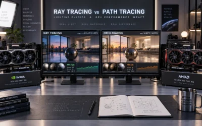 Ray Tracing vs Path Tracing: Lighting Physics & GPU Performance Impact