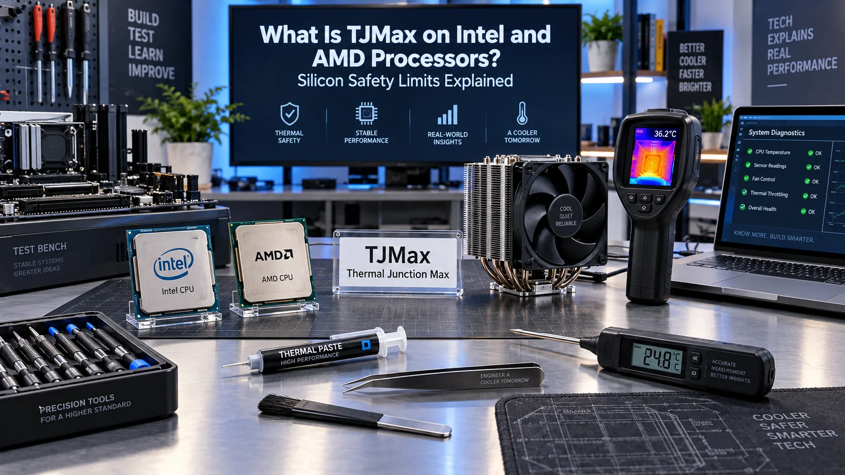 What Is TJMax on Intel and AMD Processors? Silicon Safety Limits Explained What Is TJMax on Intel and AMD Processors? Silicon Safety Limits Explained