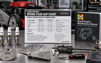 Lawn Mower Spark Plug Gap Chart: Sizing, Feeler Gauge & Tuning Guide