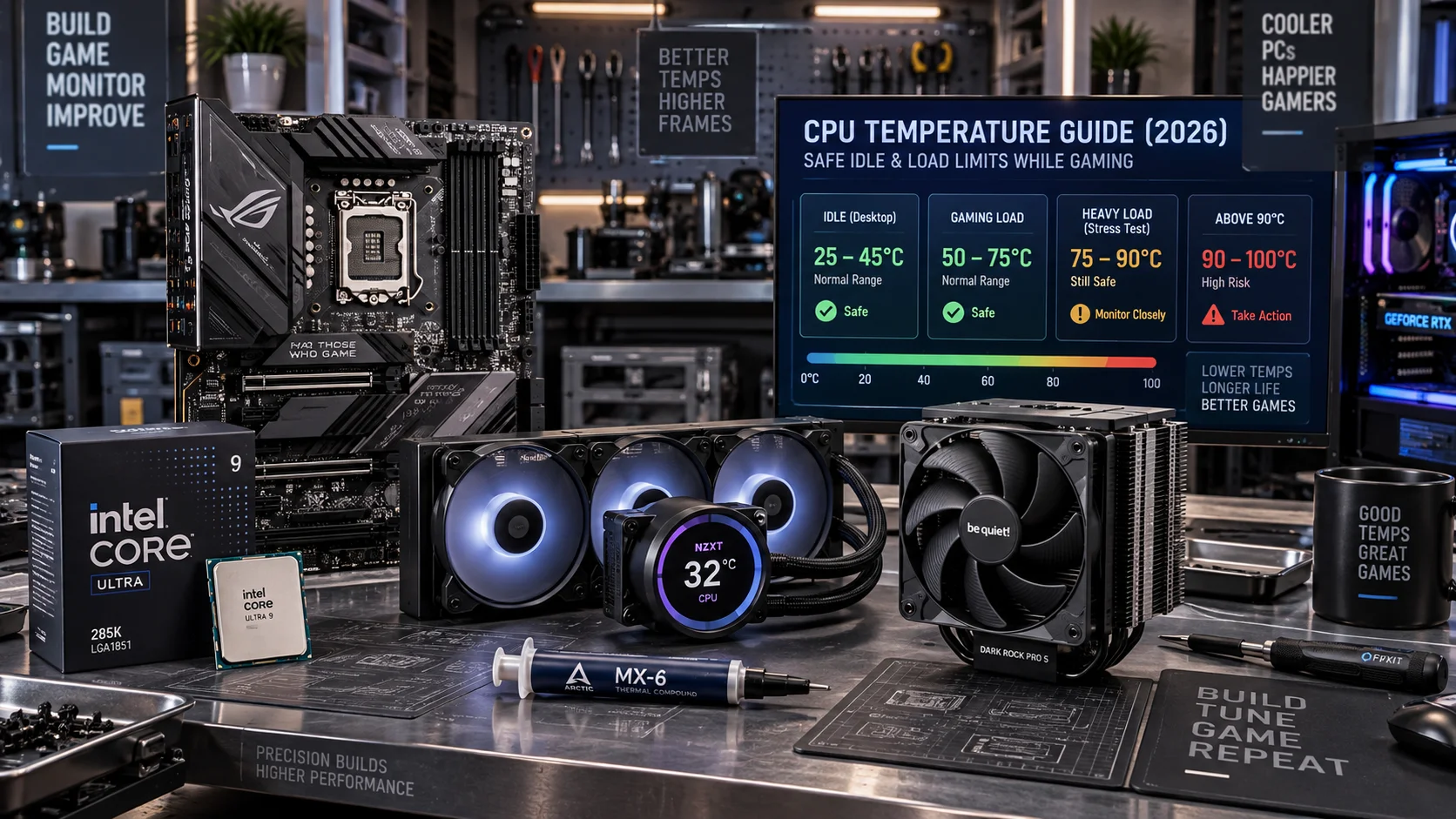 What Temp Should My CPU Be While Gaming? Safe Idle &amp; Load Limits (2026)