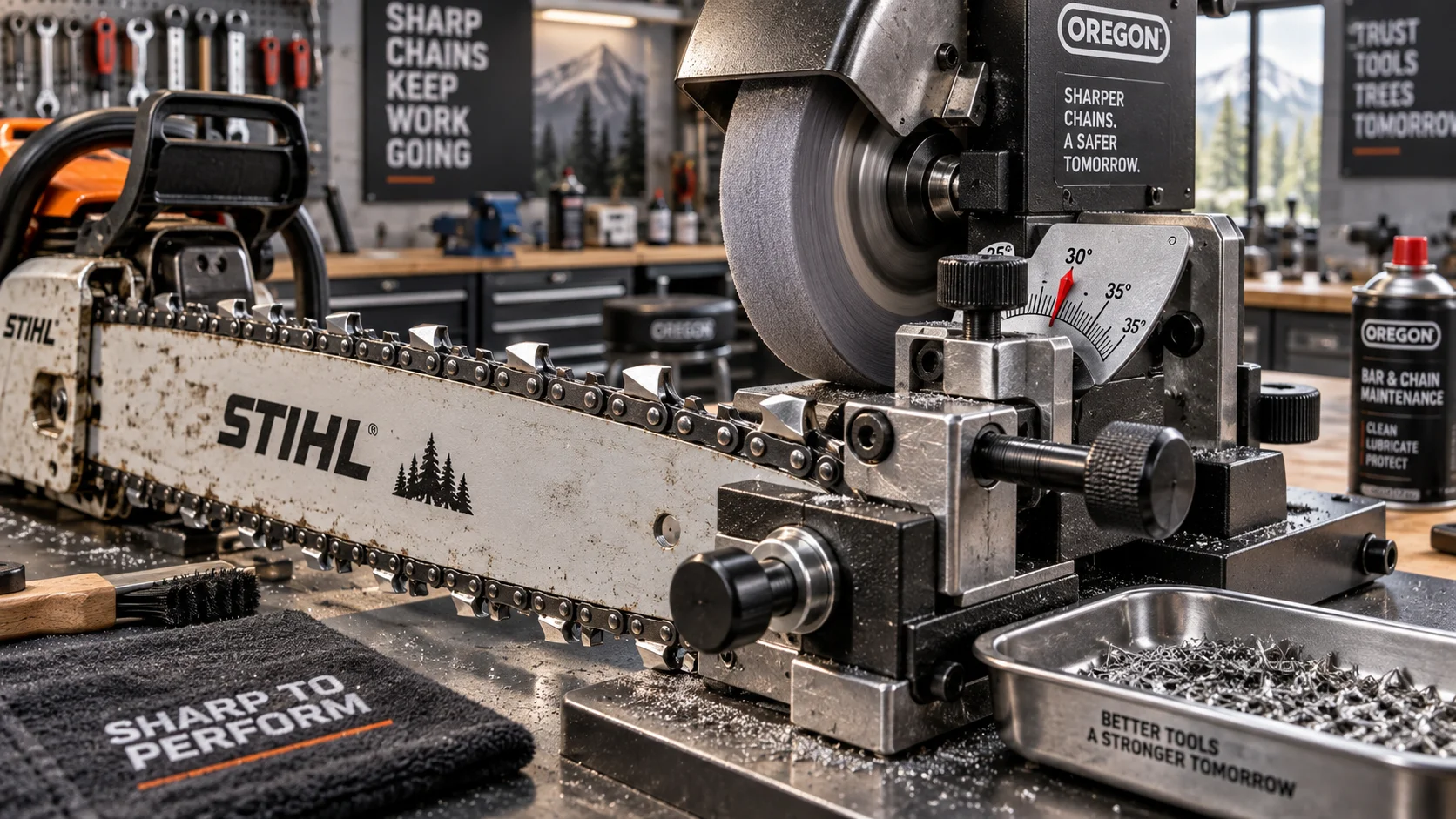 Where to Get a Chainsaw Sharpened Detail