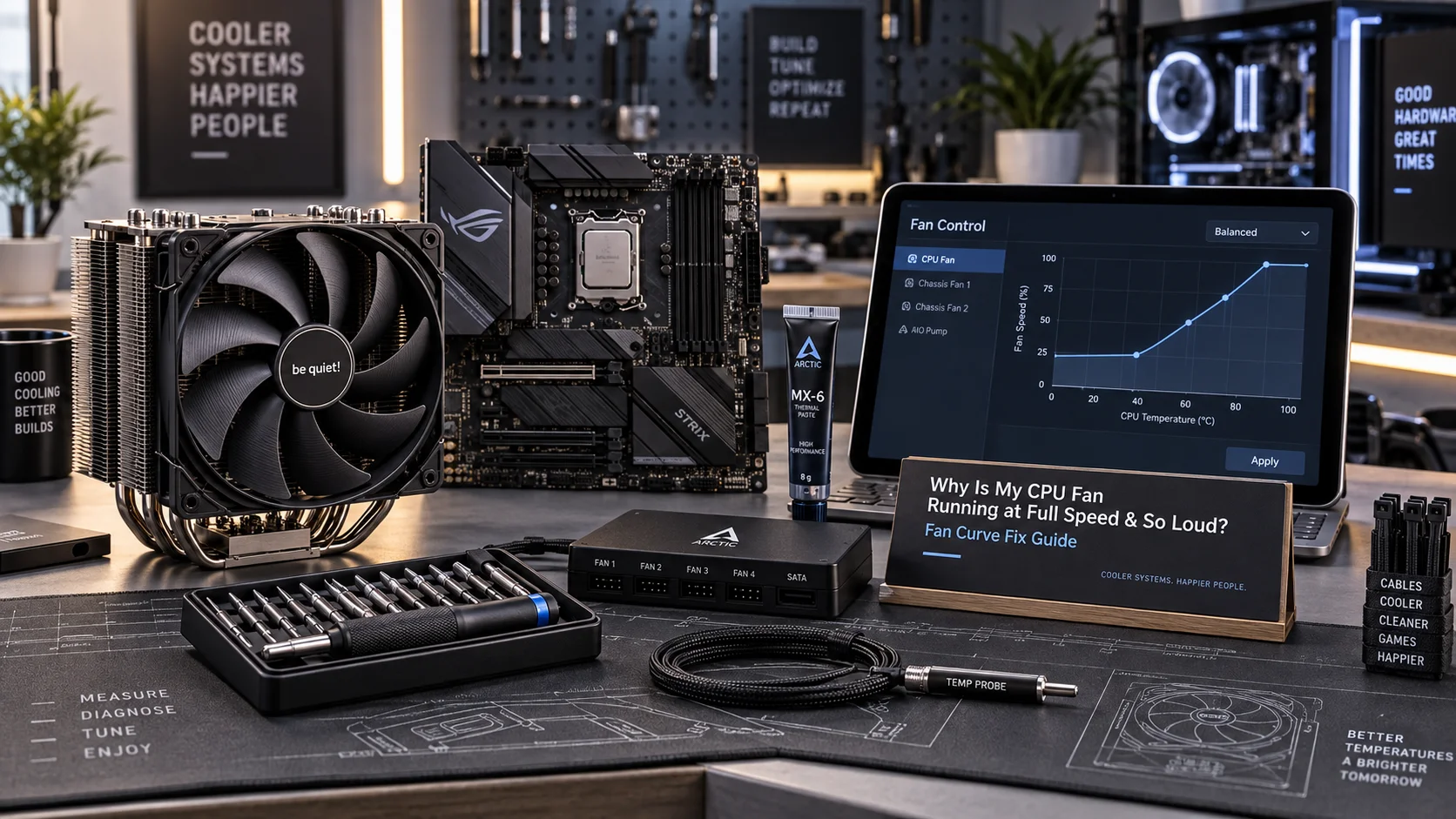 Why Is My CPU Fan Running at Full Speed &amp; So Loud? Fan Curve Fix Guide