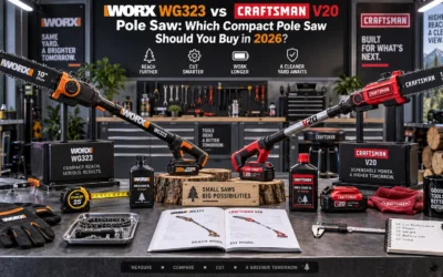 WORX Wg323 vs Craftsman V20 Pole Saw Comparison (2026)