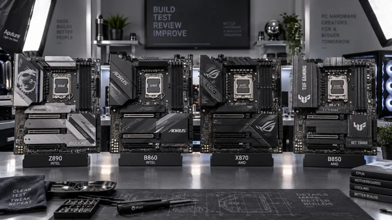 Z890 vs B860 vs X870 vs B850: Motherboard Chipsets Compared for 2026