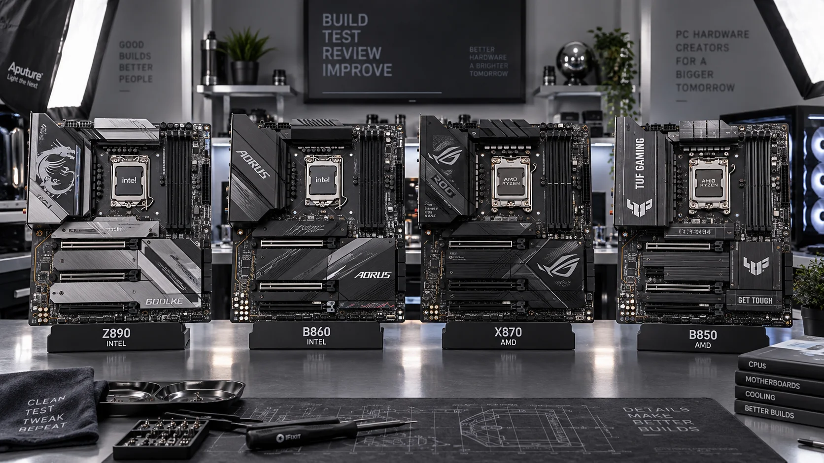 Z890 vs B860 vs X870 vs B850: Motherboard Chipsets Compared for 2026 Z890 vs B860 vs X870 vs B850: Motherboard Chipsets Compared for 2026