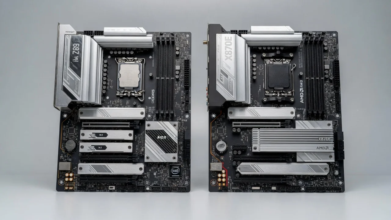 Z890 Vs X870e Motherboard: Key Differences (2026) Z890 vs X870E Motherboard: Flagship Intel vs AMD Platform Battle