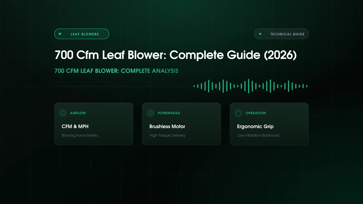 700 Cfm Leaf Blower: Complete Guide (2026)