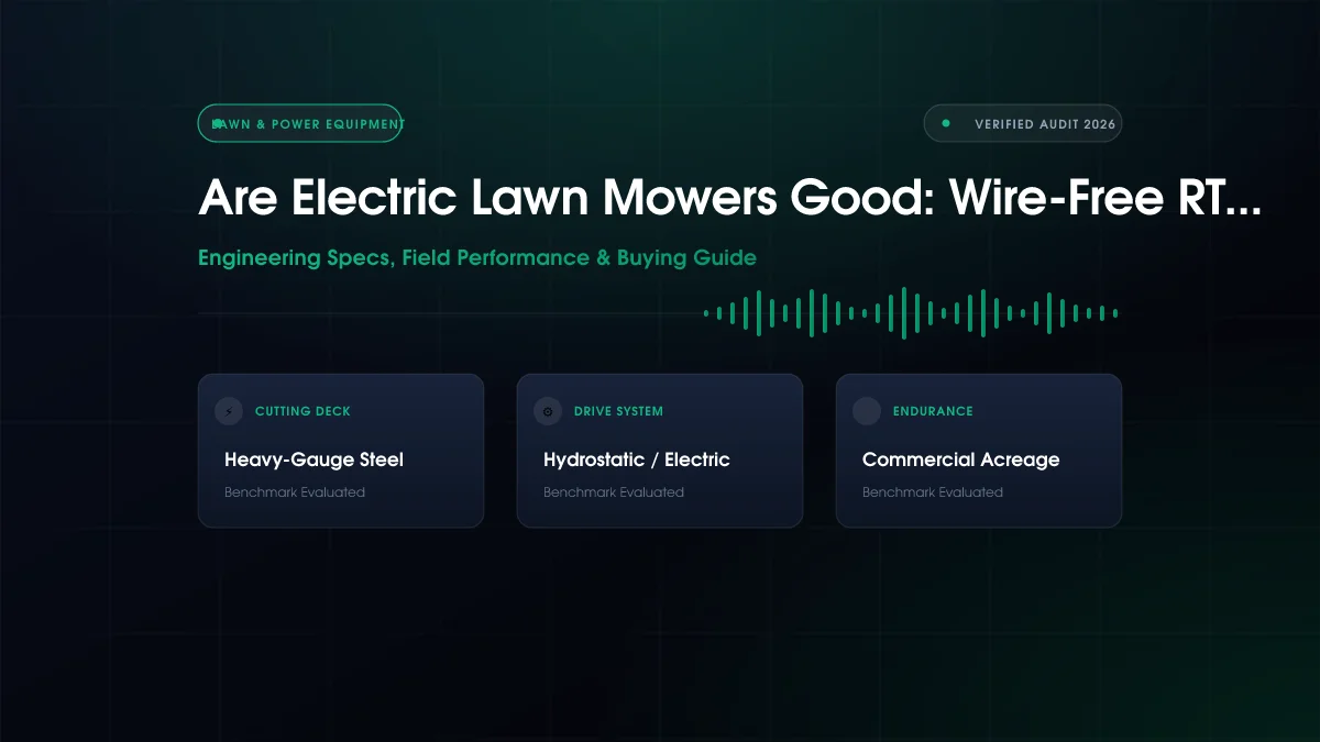 Are Electric Lawn Mowers Good?