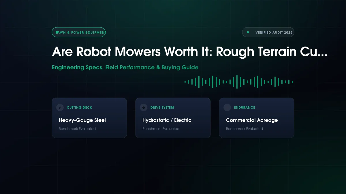 Are Robot Mowers Worth It: Rough Terrain Cut Compared