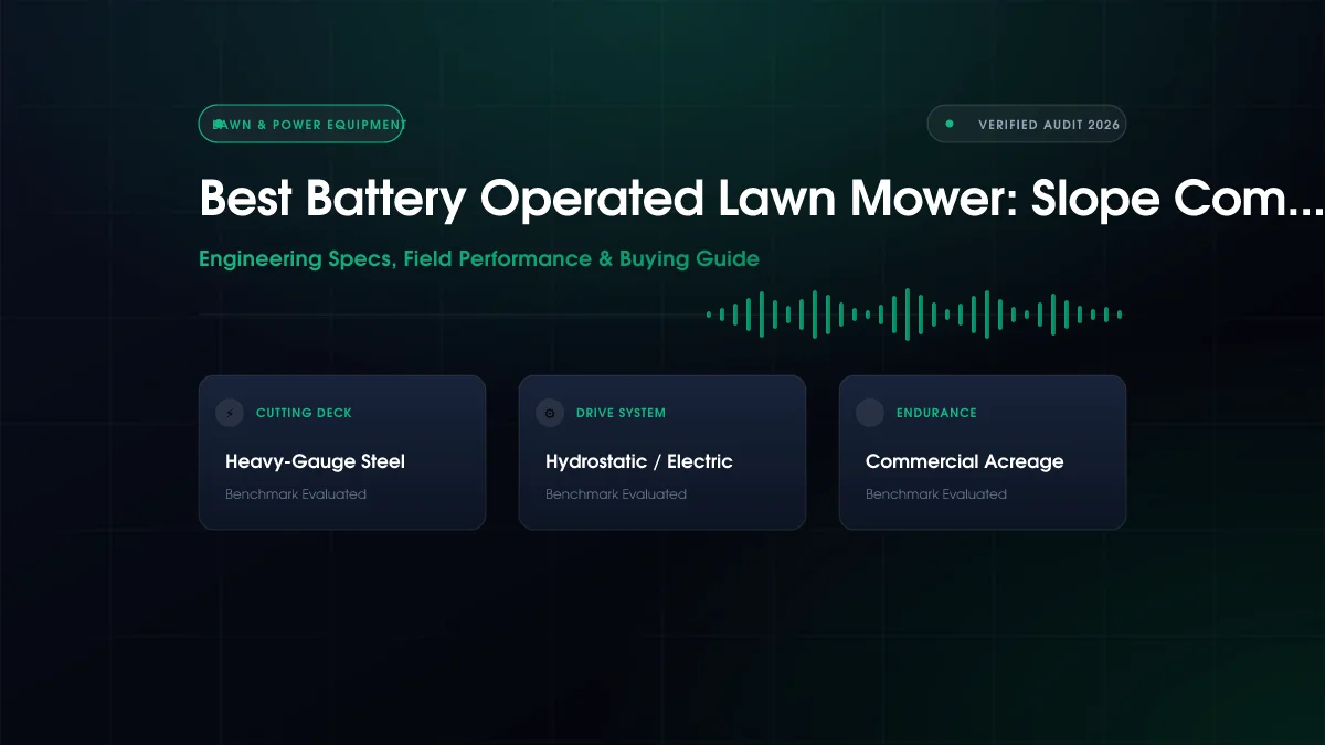 Best Battery Operated Lawn Mowers (2026)