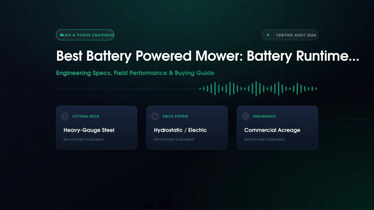Best Battery Powered Mower: Battery Runtime Ranked
