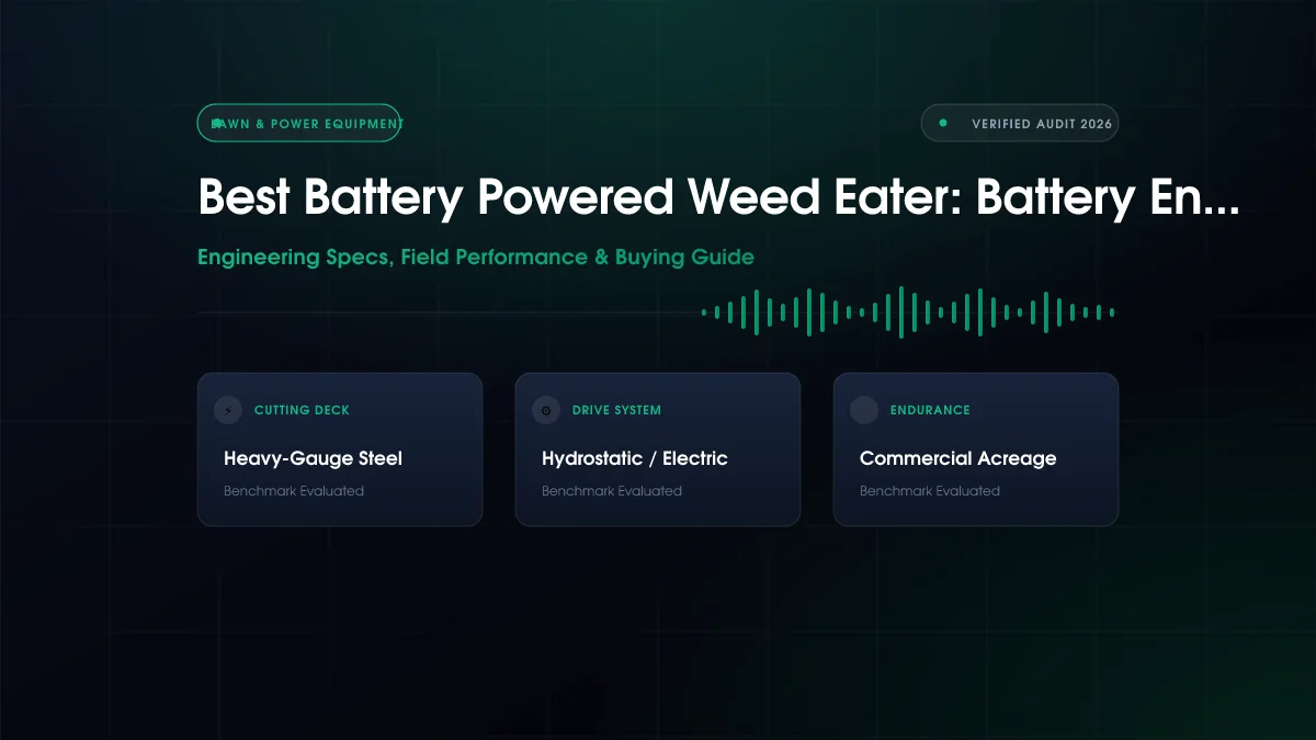 Best Battery Powered Weed Eater: Battery Endurance Ranked