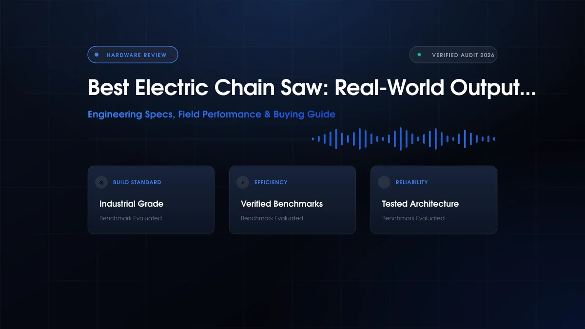 Best Electric Chain Saw: Real-World Output Compared (2026)