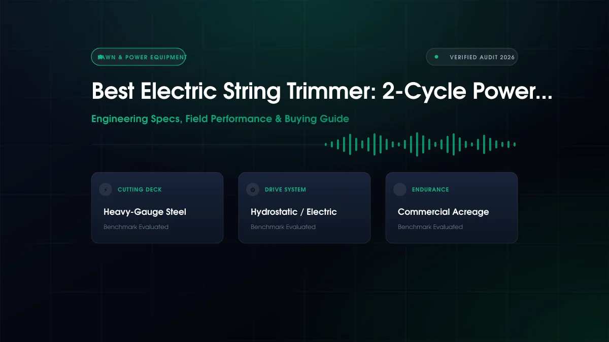Best Electric String Trimmer: 2-Cycle Power Guide