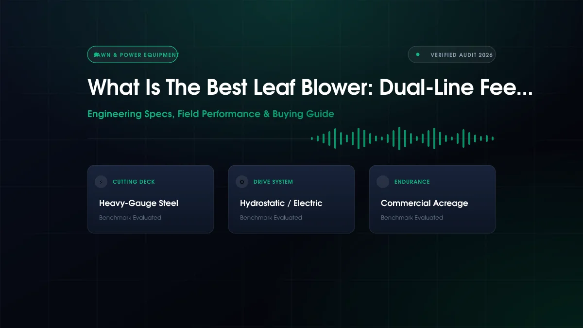 What Is The Best Leaf Blower: Airflow & CFM Guide (2026)