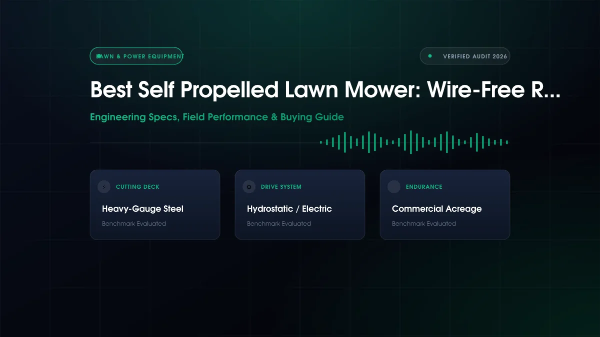 Best Self Propelled Lawn Mowers (2026): 15 Top Picks