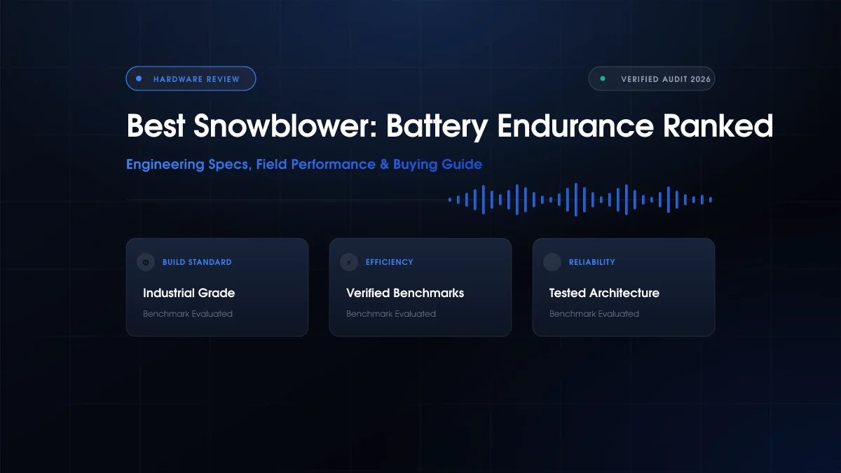 Best Snowblower: Battery Endurance Ranked