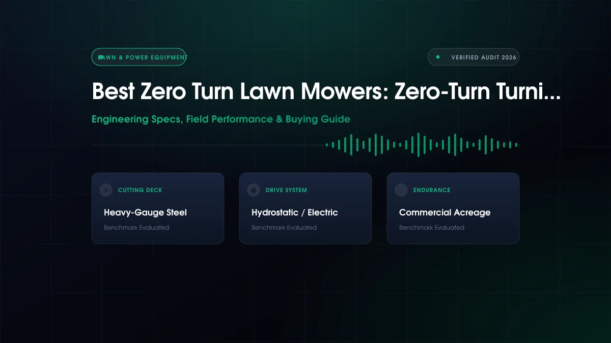 Best Zero Turn Lawn Mowers: Zero-Turn Turning Guide