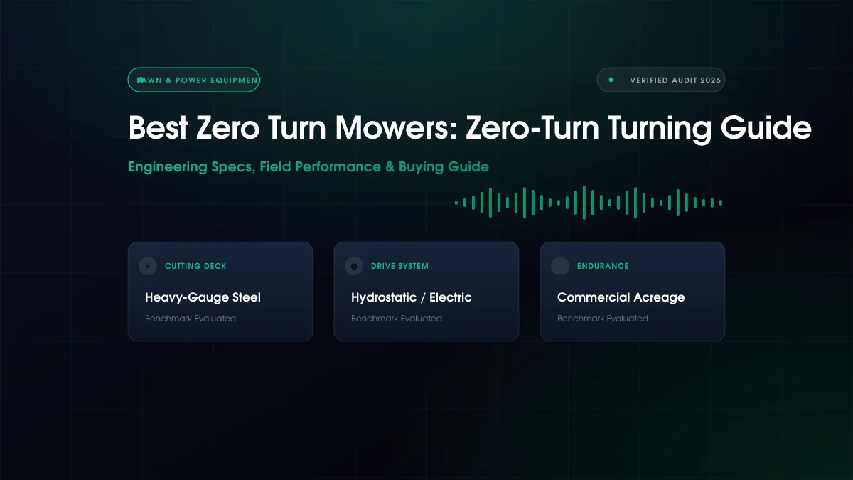 Best Zero Turn Mowers: Zero-Turn Turning Guide