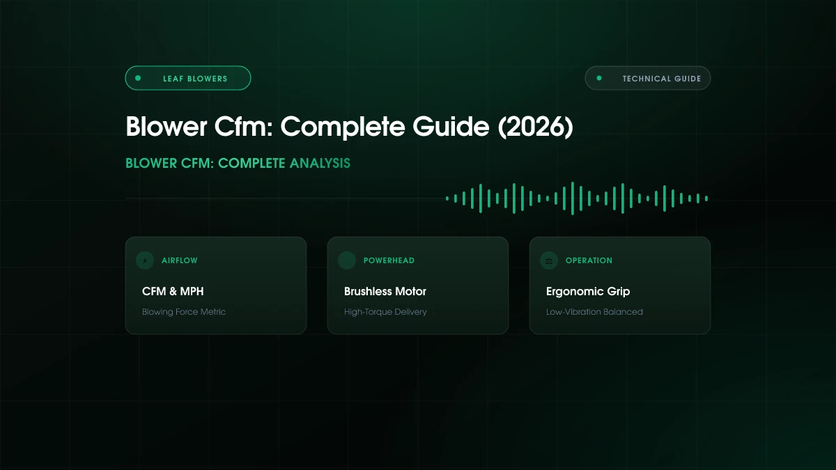 Blower CFM (2026)