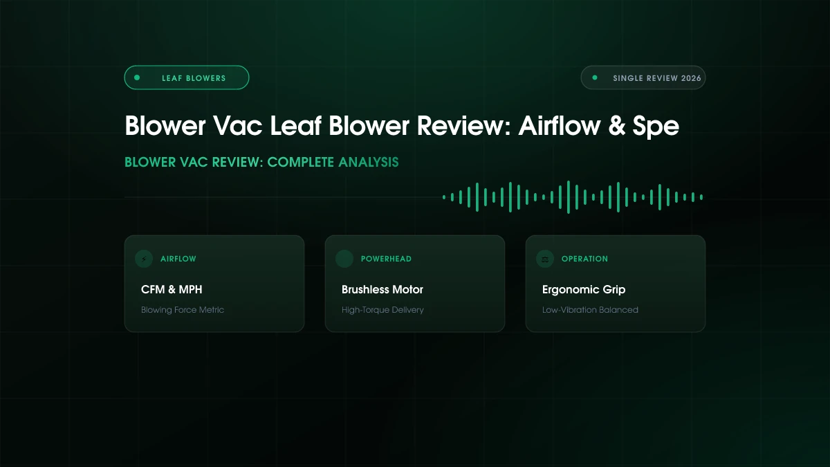 Blower Vac Leaf Blower Review (2026)