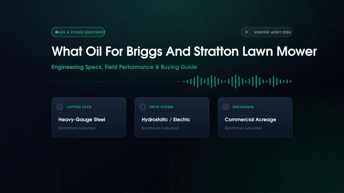 What Oil For Briggs And Stratton Lawn Mower (2026)