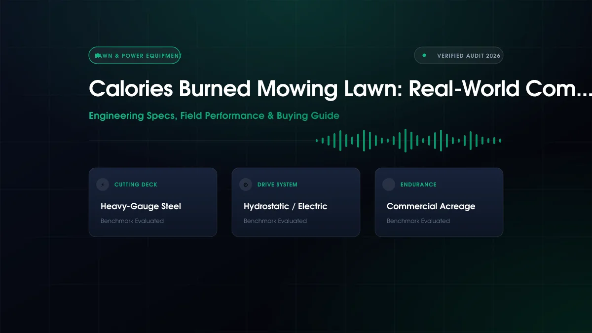 Calories Burned Mowing Lawn: Real-World Compared (2026)