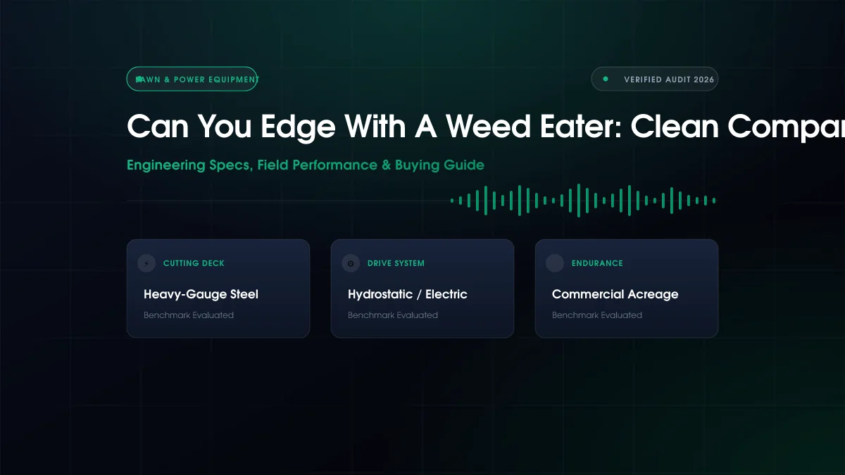 Can You Edge With A Weed Eater: Clean Compared (2026)