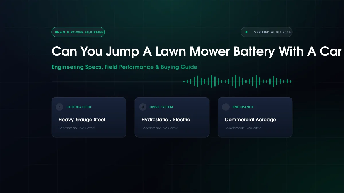 Can You Jump Lawn Mower Battery with Car?