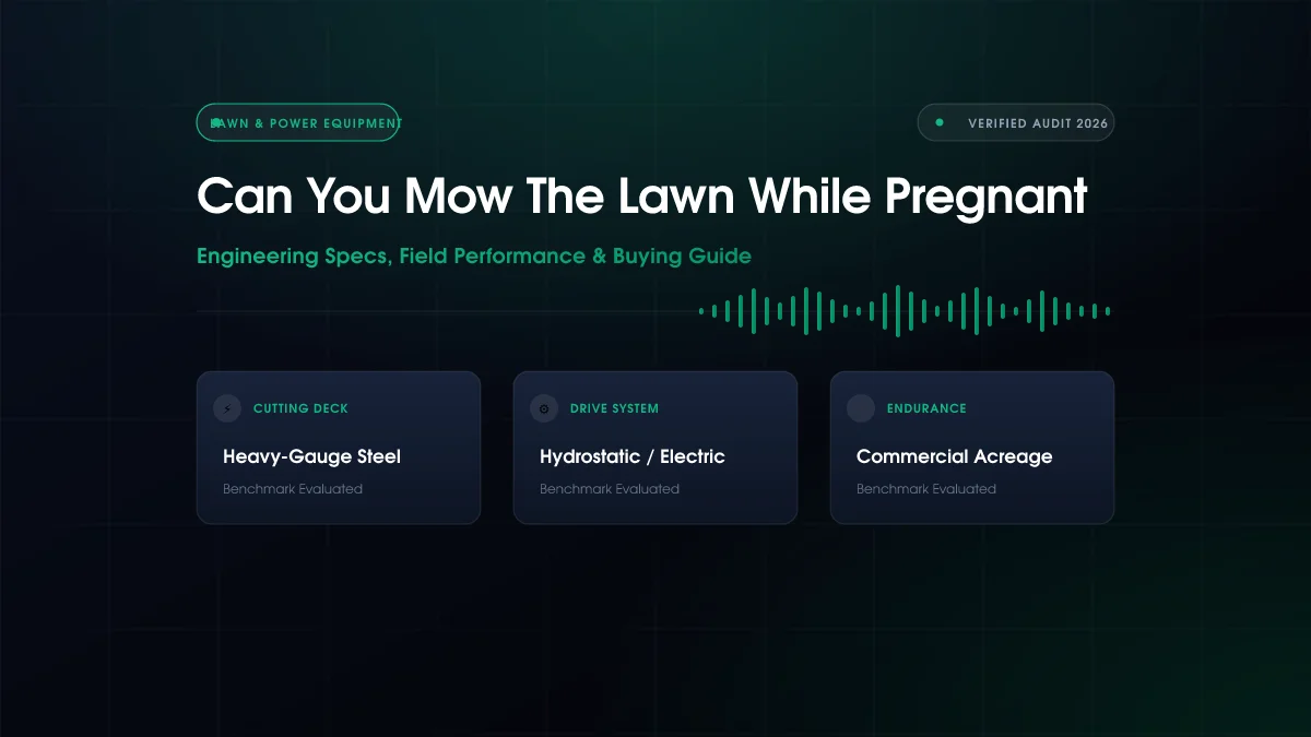 Can You Mow The Lawn While Pregnant (2026)
