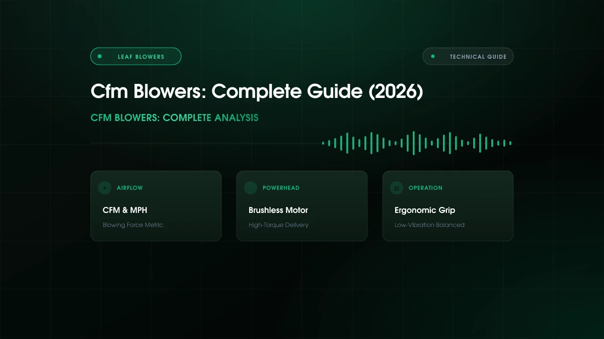 Cfm Blowers: Complete Guide (2026)