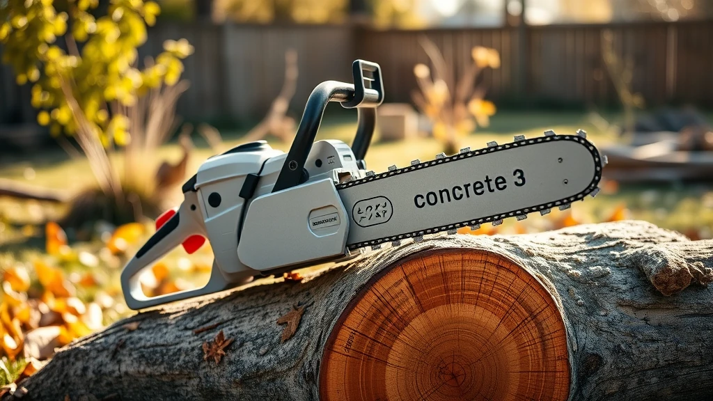 Chainsaw Concrete Saw: 2-Stroke Engine Output