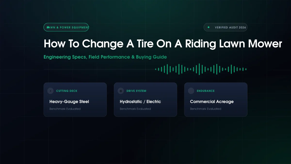 How To Change A Tire On A Riding Lawn Mower