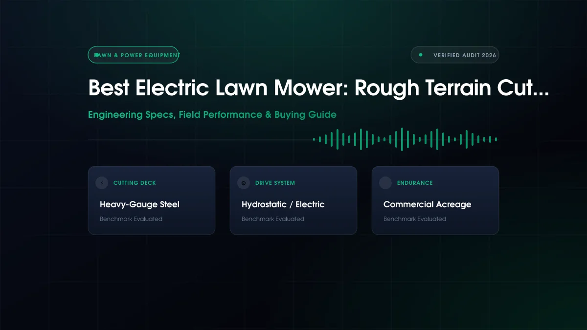 Best Electric Lawn Mower: Rough Terrain Cut Compared