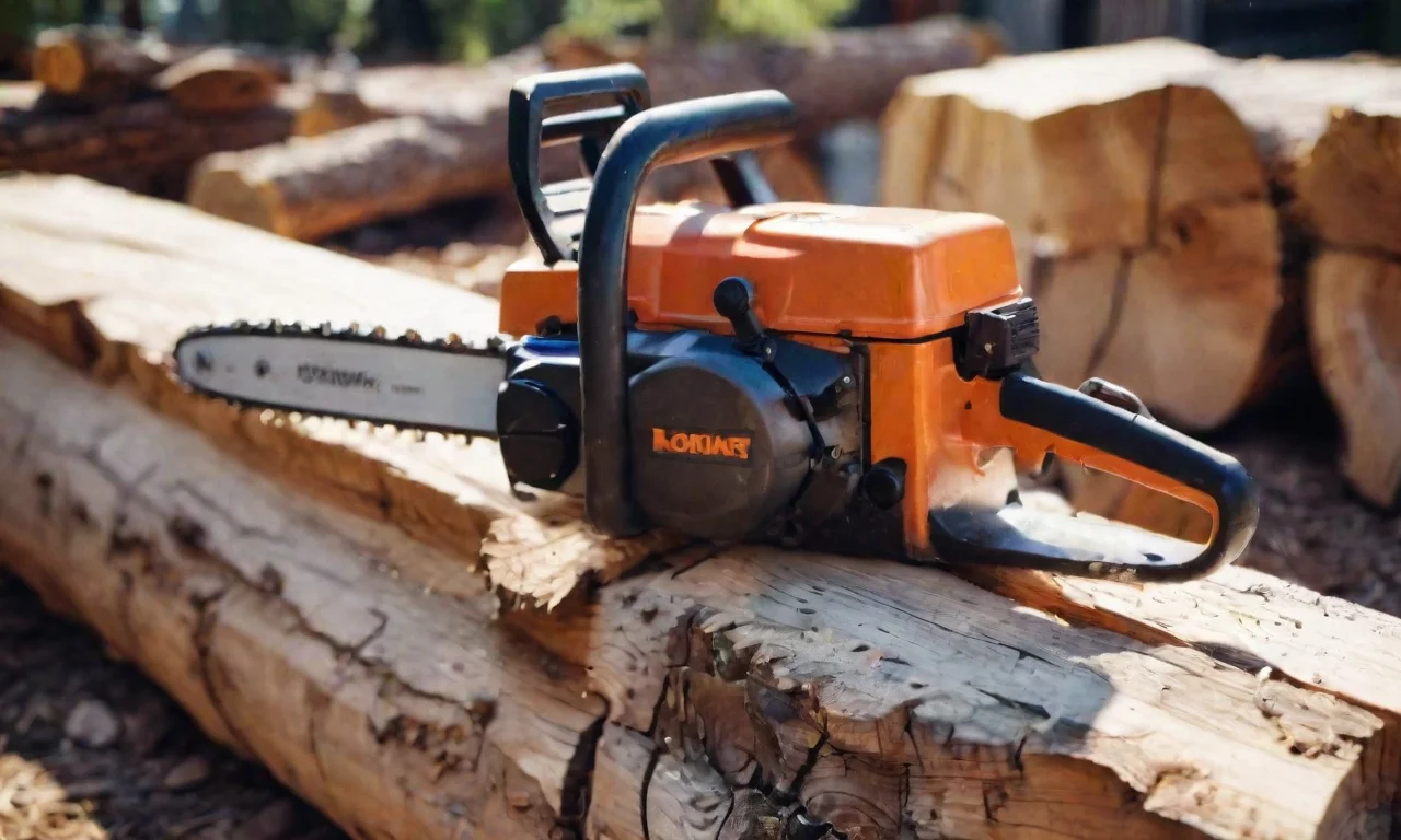 Corded Electric Chainsaw: 2-Stroke Engine Output