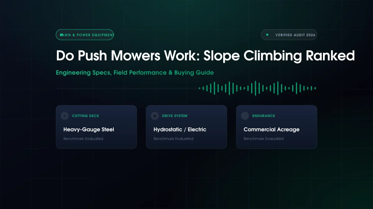 Do Push Mowers Work: Slope Climbing Ranked (2026)