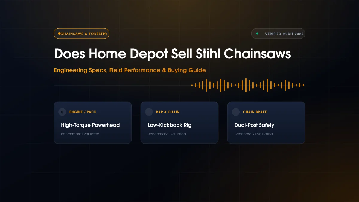 Does Home Depot Sell Stihl Chainsaws (2026)