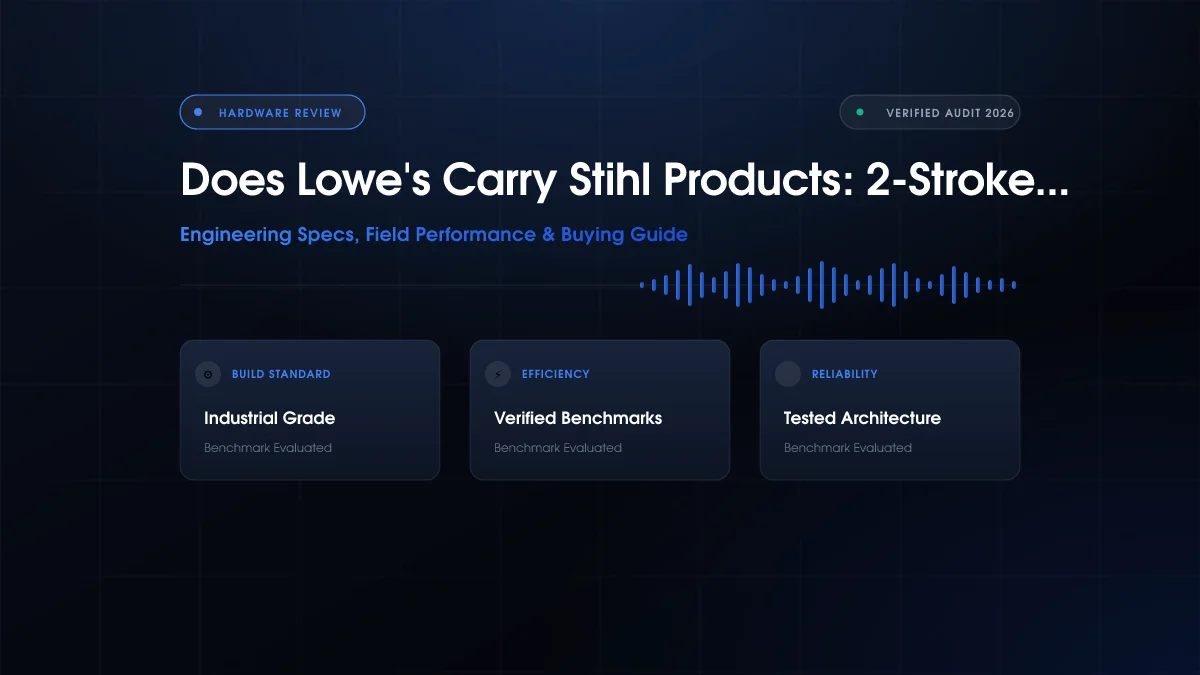 Does Lowe’s Carry Stihl Products: 2-Stroke Engine Output