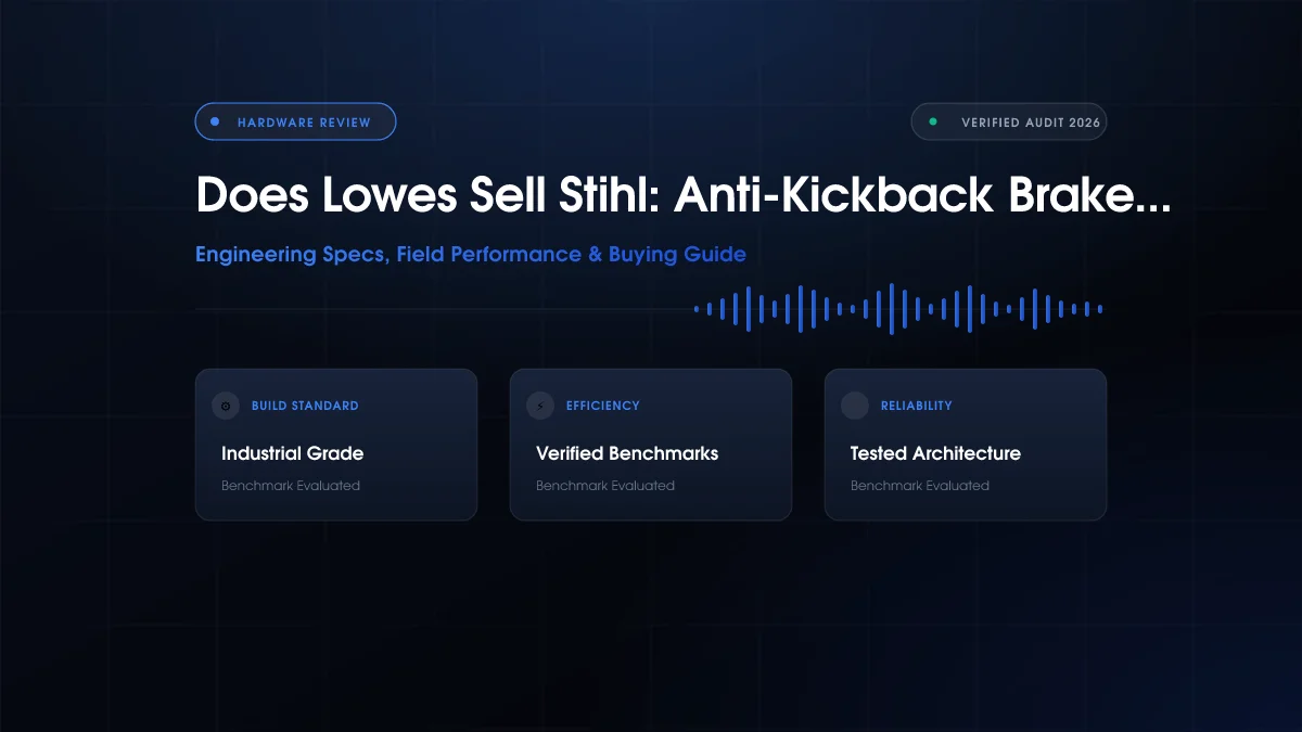 Does Lowes Sell Stihl: Anti-Kickback Brake Compared