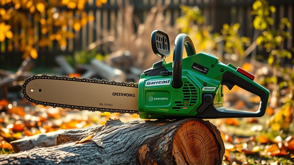 Green Works Chainsaw: Bar Length & RPM Ranked