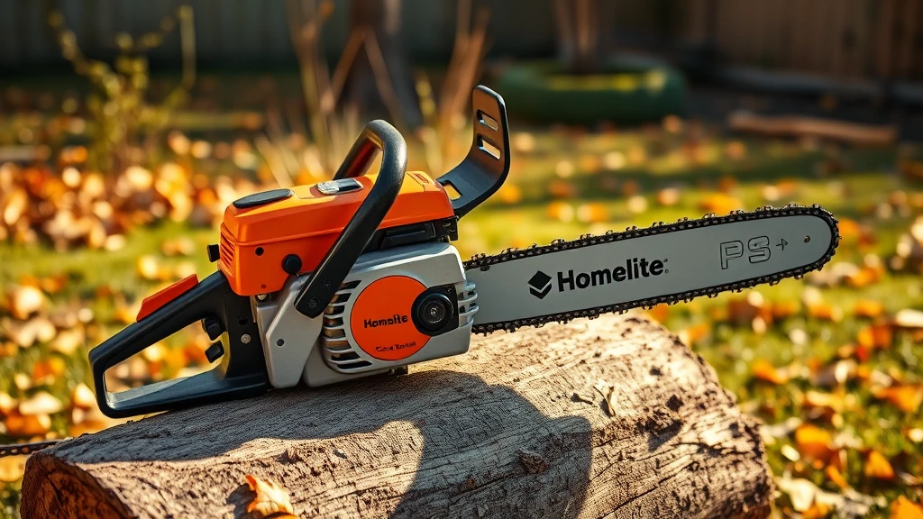 Homelite Gas Chainsaw: Bar Length & RPM Ranked