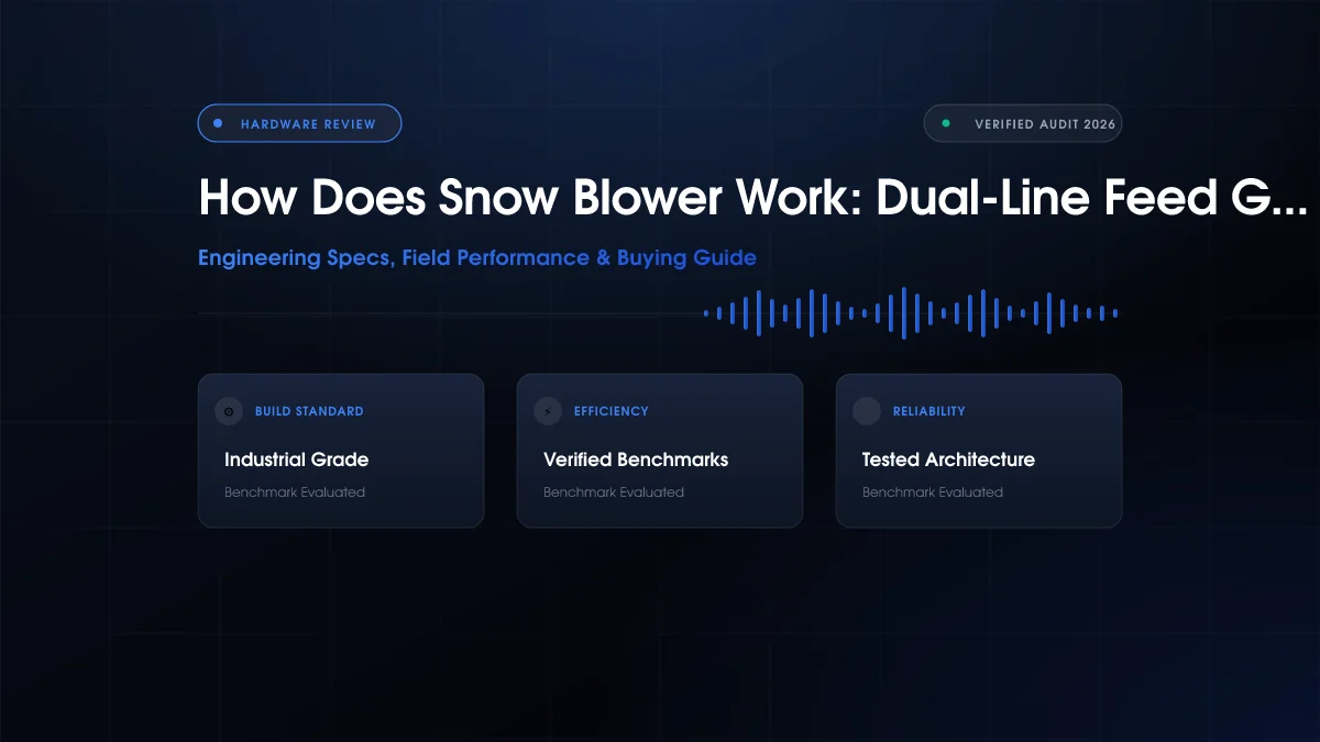 How Does Snow Blower Work: Dual-Line Feed Guide (2026)