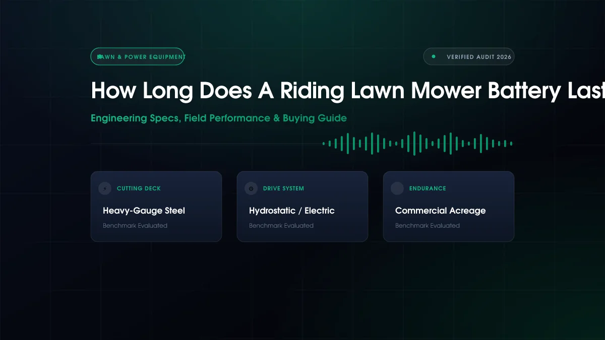 How Long Does A Riding Lawn Mower Battery Last (2026)