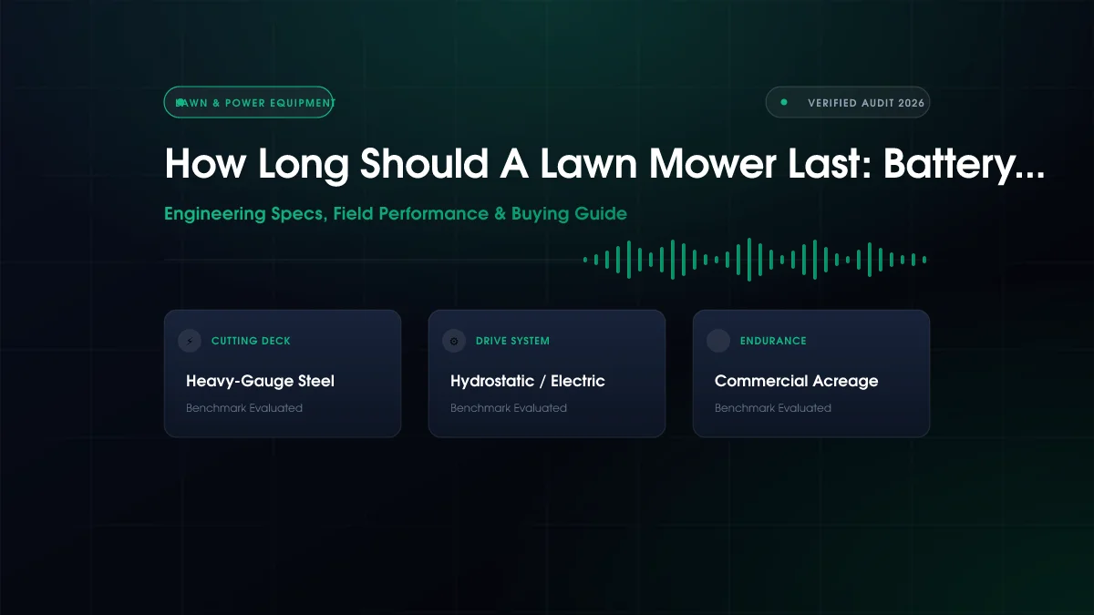 How Long Should Lawn Mower Last?