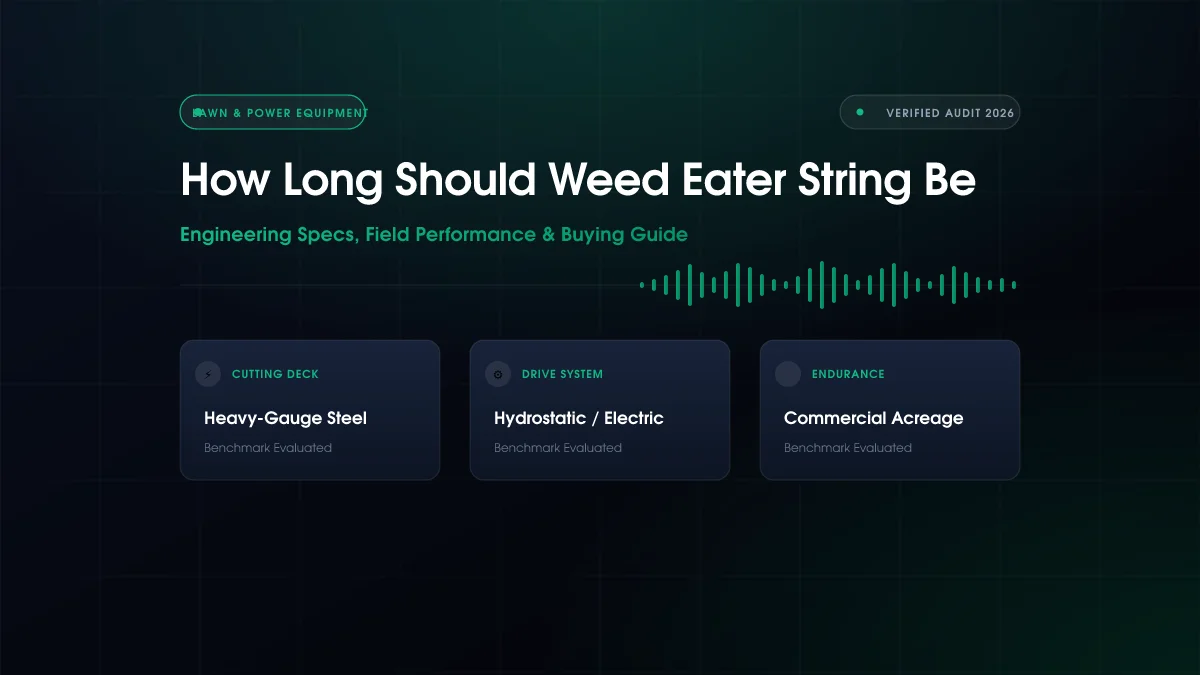 How Long Should Weed Eater String Be (2026)
