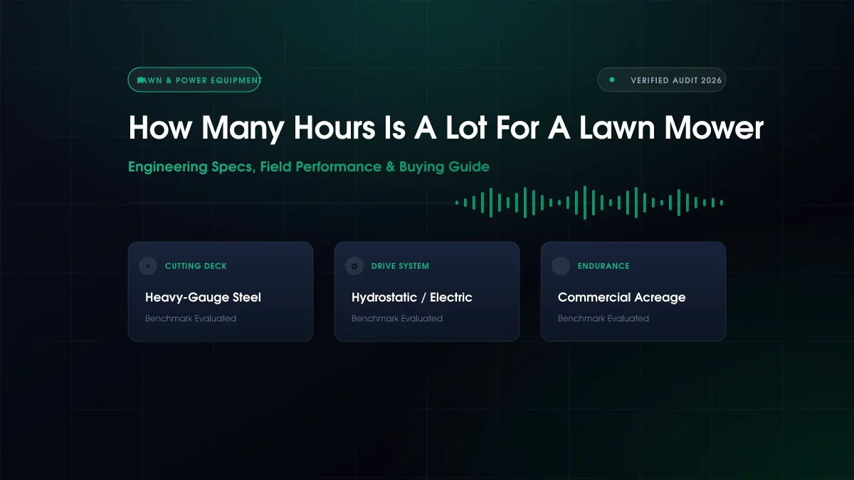 How Many Hours Is A Lot For A Lawn Mower (2026)