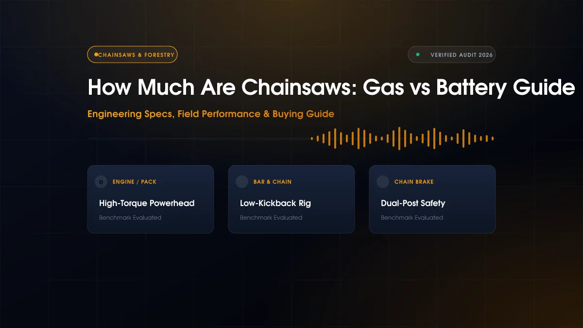 How Much Are Chainsaws: Gas vs Battery Guide (2026)