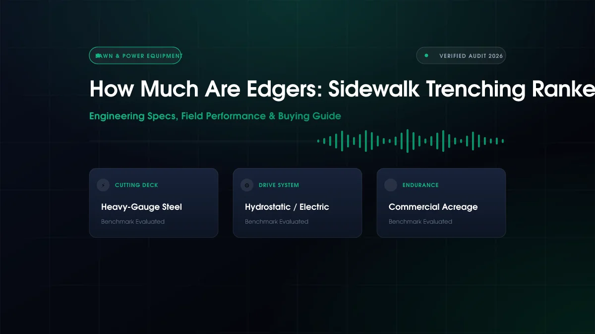 How Much Are Edgers: Sidewalk Trenching Ranked