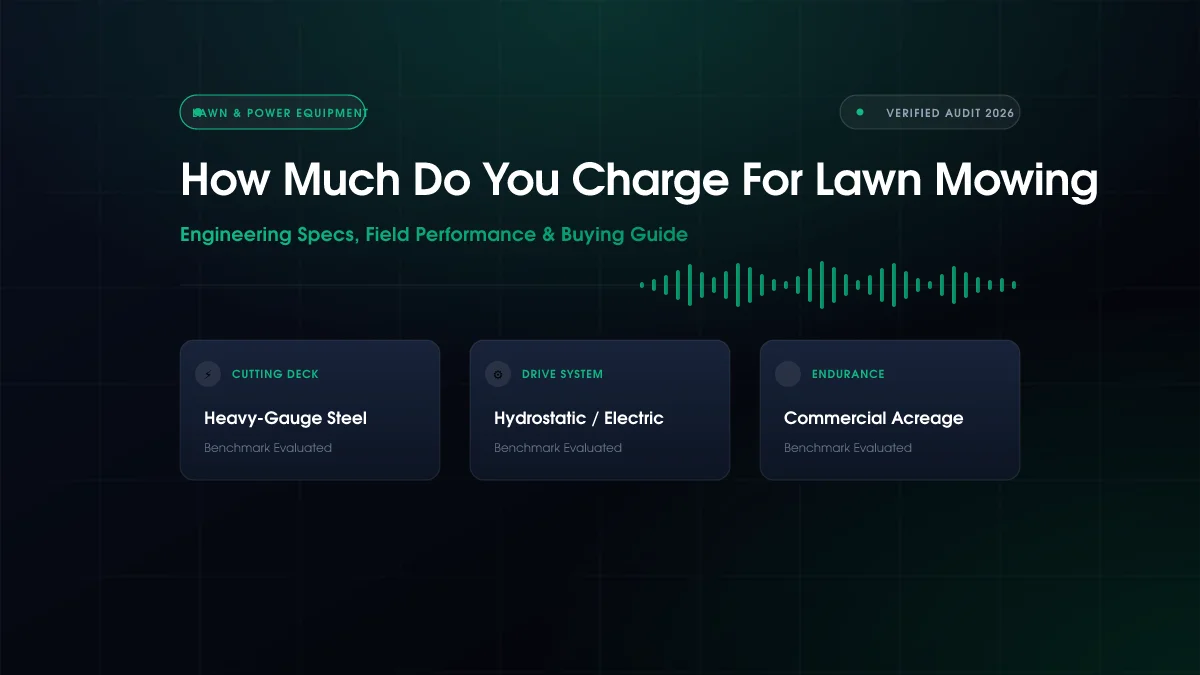 How Much Do You Charge For Lawn Mowing (2026)